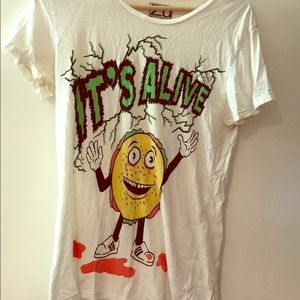 Zu Boutique ITS ALIVE t shirt vegetarian vegan